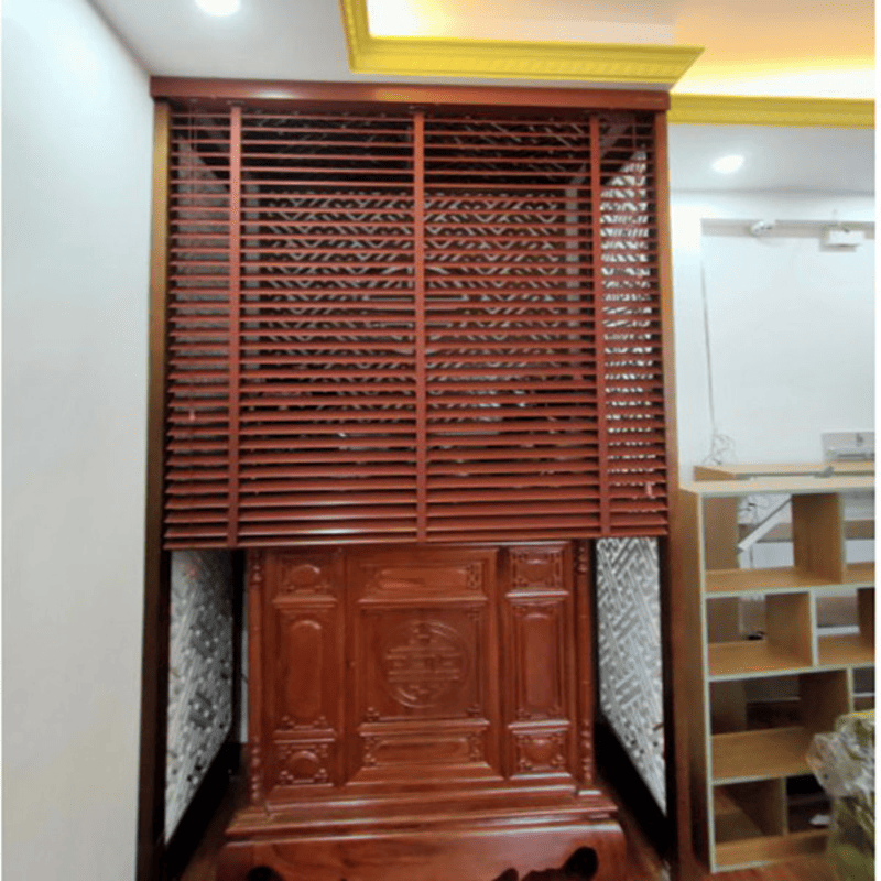 cách treo rèm phòng thờ