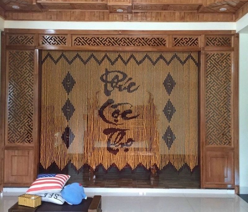 rèm cửa ra vào phúc lộc thọ