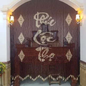 Rèm hạt gỗ bồ đề tự nhiên